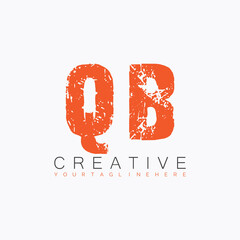 initial monogram logo with letter creative design.
