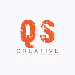 initial monogram logo with letter creative design.
