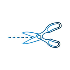 Scissor icon design template