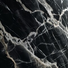 Detailed view of dark stone with light veins creating an interesting pattern