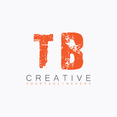 initial monogram logo with letter creative design.
