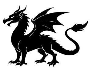 Dragon Vector Silhouettes & SVG Icons | Mythical Beast Designs for Print & Digital