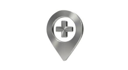 Isolated Medical Location Pin