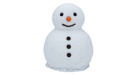 Isolated Snowman