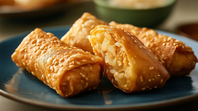 ege roll breast with rice