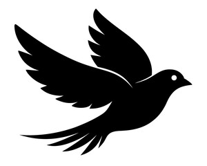 Dove Vector Silhouettes & SVG Icons | Peace, Love & Spiritual Bird Design