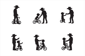 Father Teaching Baby to Ride Bicycle – Cute Family Vector Illustration

Dad and Baby Learning to Ride Bike – Parenting Moment Clipart

Father and Child Bicycle Ride – Wholesome Flat Vector Art

Baby’s