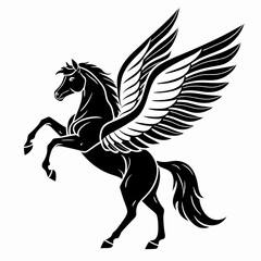Fototapeta premium Pegasus silhouette