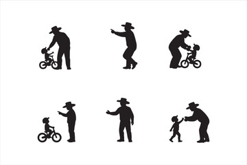 Father Teaching Baby to Ride Bicycle – Cute Family Vector Illustration

Dad and Baby Learning to Ride Bike – Parenting Moment Clipart

Father and Child Bicycle Ride – Wholesome Flat Vector Art

Baby’s