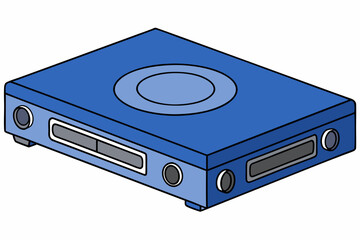 Obraz premium audio cassette isolated on white background