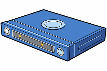 Fototapeta premium audio cassette isolated on white background