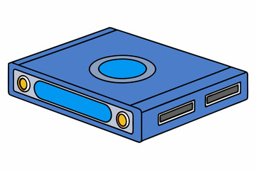 Fototapeta premium audio cassette isolated on white background