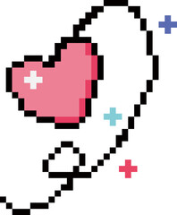 Pixel Heart Icons