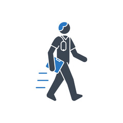Medical Professional Running icon