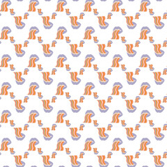 Seamless Pattern of Colorful Bandaids on a White Background