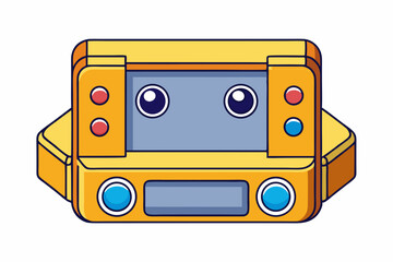 mobile phone isolated on white background