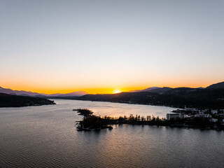 Wörthersee Landscape during Sunset, Wörthersee Austria