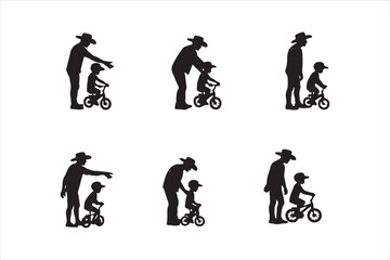 Father Teaching Baby to Ride Bicycle – Cute Family Vector Illustration

Dad and Baby Learning to Ride Bike – Parenting Moment Clipart

Father and Child Bicycle Ride – Wholesome Flat Vector Art

Baby’s