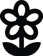 violet flower logo