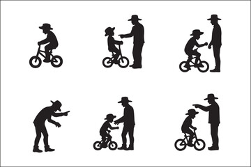 Father Teaching Baby to Ride Bicycle – Cute Family Vector Illustration

Dad and Baby Learning to Ride Bike – Parenting Moment Clipart

Father and Child Bicycle Ride – Wholesome Flat Vector Art

Baby’s