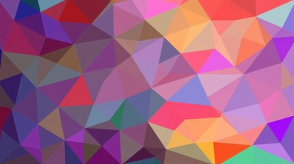 Obraz premium Vibrant abstract polygon background