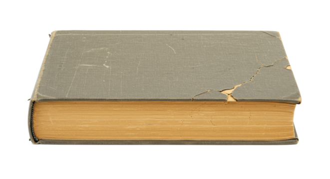 Isolated Old Book