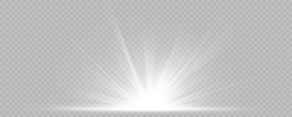 Radiant light burst forms celestial flash of brilliance. White flare glows with shimmering halo on glassy space. Star spark explodes softly in high-impact shine effect. Magic dust twinkles