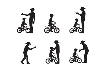 Father Teaching Baby to Ride Bicycle – Cute Family Vector Illustration

Dad and Baby Learning to Ride Bike – Parenting Moment Clipart

Father and Child Bicycle Ride – Wholesome Flat Vector Art

Baby’s