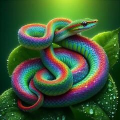 serpente crotalo velenoso arcobaleno