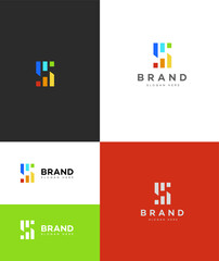 Colorful Abstract S Logo Design for Brand Identity