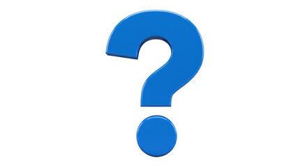 Isolated Question Mark