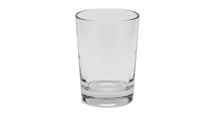 Isolated Empty Glass