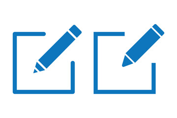 Edit icon vector. Pencil icon. sign up Icon vector