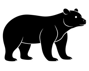 Fototapeta premium Bear Vector Silhouettes & SVG Icons | Wildlife, Adventure & Forest for Crafts & Design
