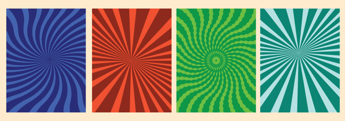 Psychedelic swirl radial pattern background, retro burst waves, groovy spiral twirl texture, vibrant abstract vortex, colorful carnival art design, vector optical illusion loop, trippy vibe backdrop