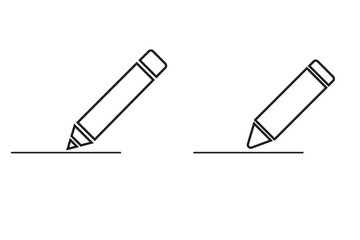 Edit icon vector. Pencil icon. sign up Icon vector