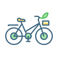 Obraz premium Bicycle Icon Representing Eco-Friendly Transportation Icon Design