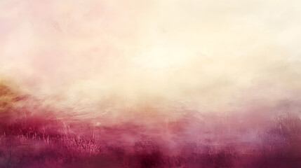 Fototapeta premium An abstract landscape painting showcases rich color and texture with a dreamy feel.