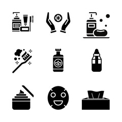 Icon set personal care, illustration vector,