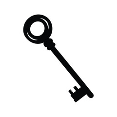 Antique Skeleton Key Vintage Door Lock Security Symbol