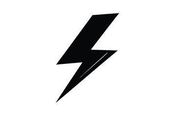 Lightning Bolt Icon Power, Energy, Speed, Electricity, Flash