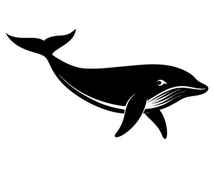 Whale Vector Silhouettes & SVG Icons | Ocean Life & Marine Animal  Crafts & Digital Art