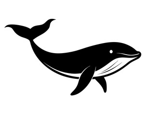 Whale Vector Silhouettes & SVG Icons | Ocean Life & Marine Animal  Crafts & Digital Art