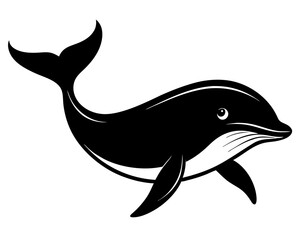 Whale Vector Silhouettes & SVG Icons | Ocean Life & Marine Animal  Crafts & Digital Art
