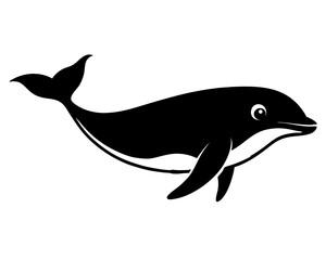 Whale Vector Silhouettes & SVG Icons | Ocean Life & Marine Animal  Crafts & Digital Art