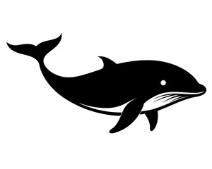 Whale Vector Silhouettes & SVG Icons | Ocean Life & Marine Animal  Crafts & Digital Art