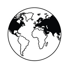 Obraz premium world map vector