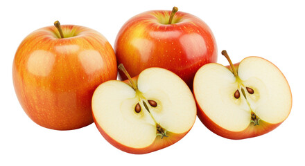 Isolated Group of Apples