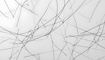 Abstract black lines and subtle grey lines create an intriguing pattern on a white background.