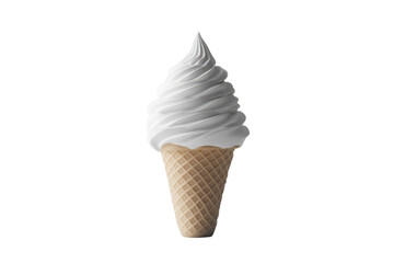 Ice cream cone isolated on white background PNG